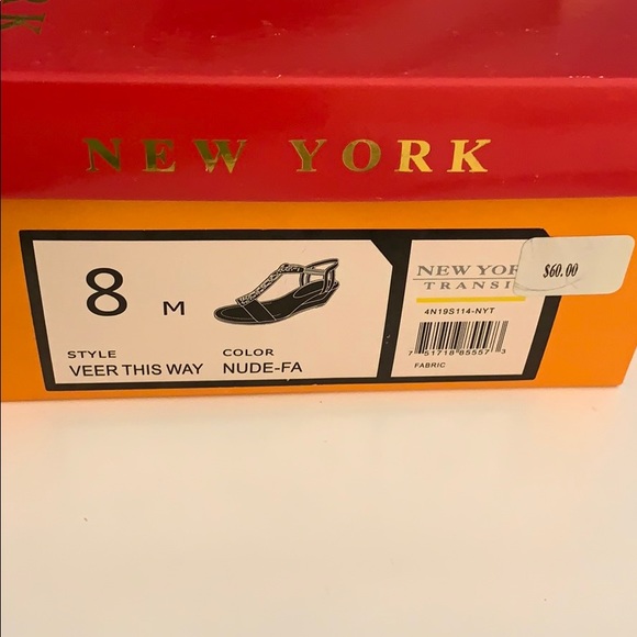 New York Transit (Veer This Way) Wedge Sandals - Picture 6 of 7